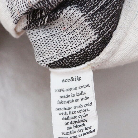 Ace & Jig Beatrice Blouse Top Mural Size M Reversible Cotton Lagenlook Rare $260 - Picture 11 of 16